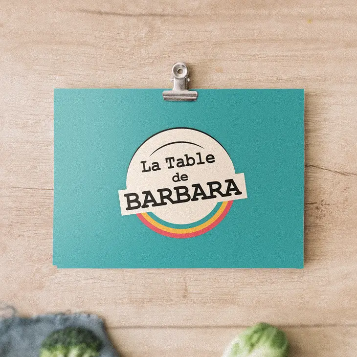miniature-la-table-de-barbara Logo La Table de BARBARA réalisé par Dorian Graphique